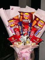 The Snack Lover's Dream: Premium Chocolate & Chip Bouquet
